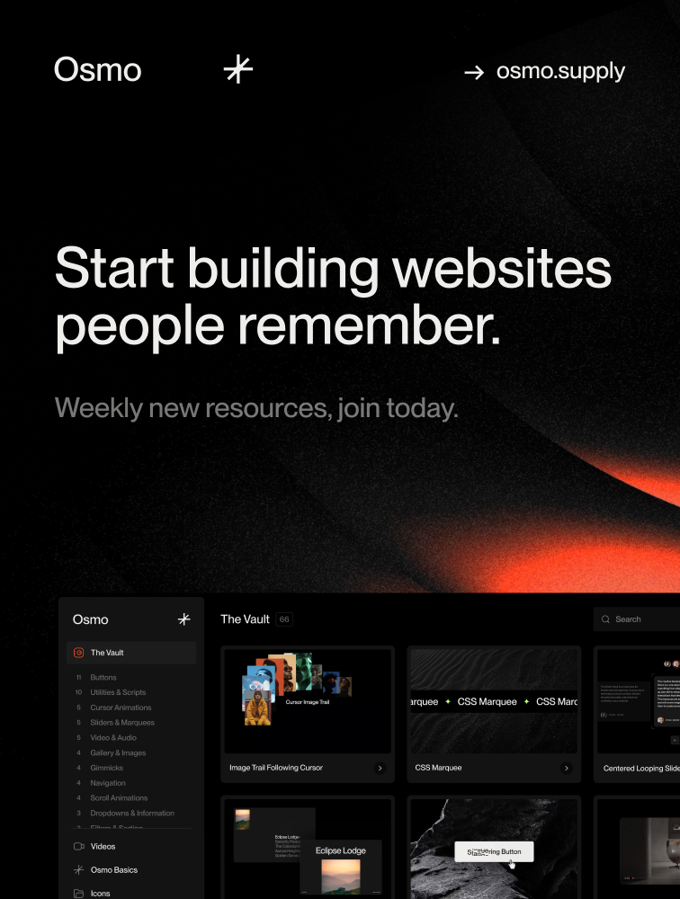 Weekly new resources, join today.