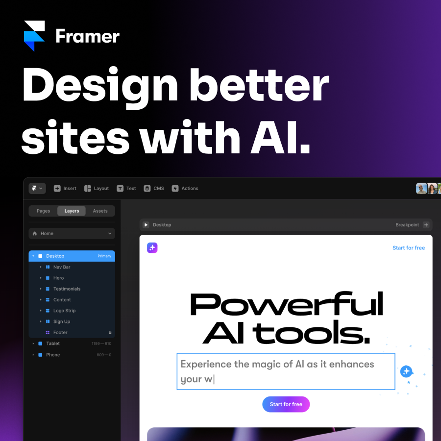 Framer detail