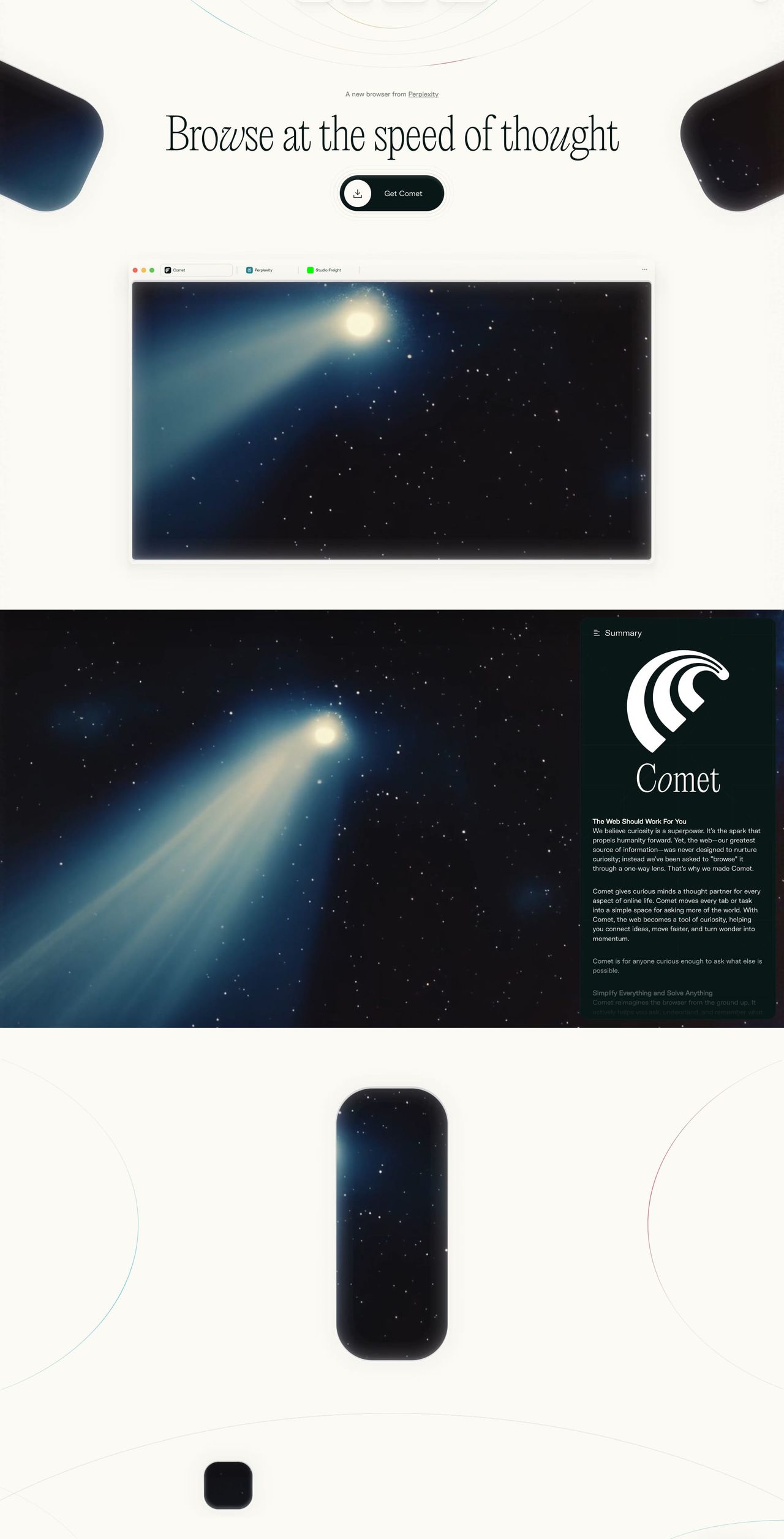 Perplexity comet
