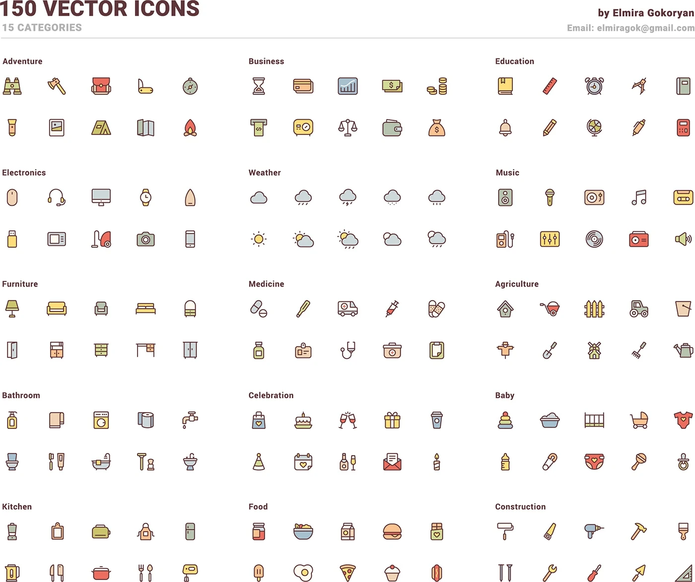 150 Free Vector Icons - 1