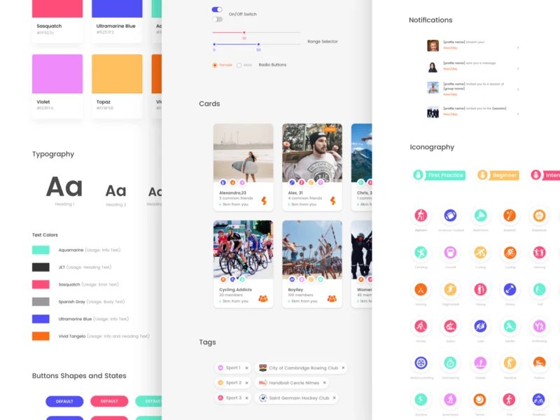App Design System Freebie freebie preview