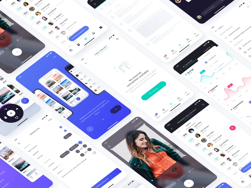 Atro Mobile UI Kit Freebie freebie preview