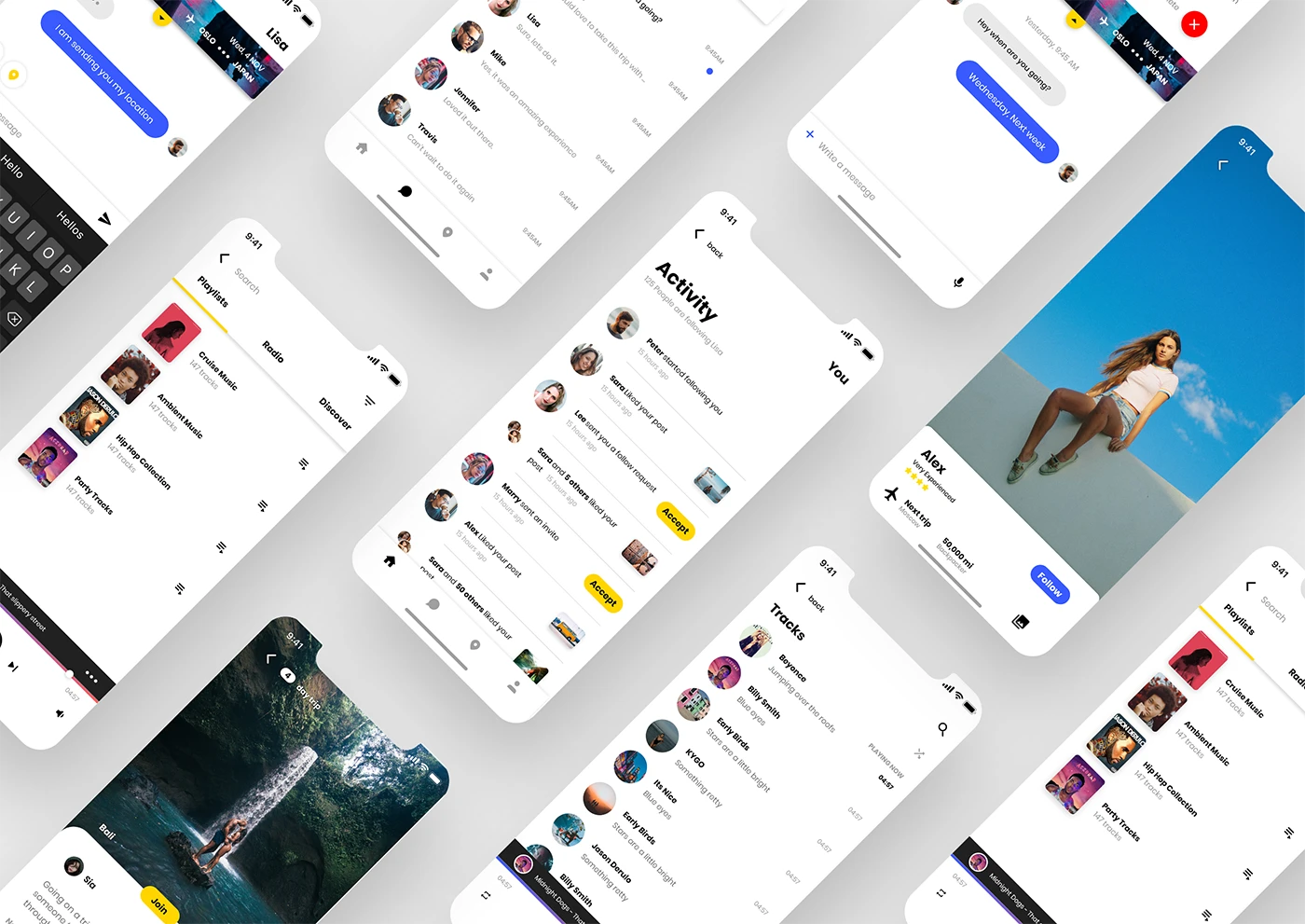 Backpack - UI Kit Free for Adobe XD - 1