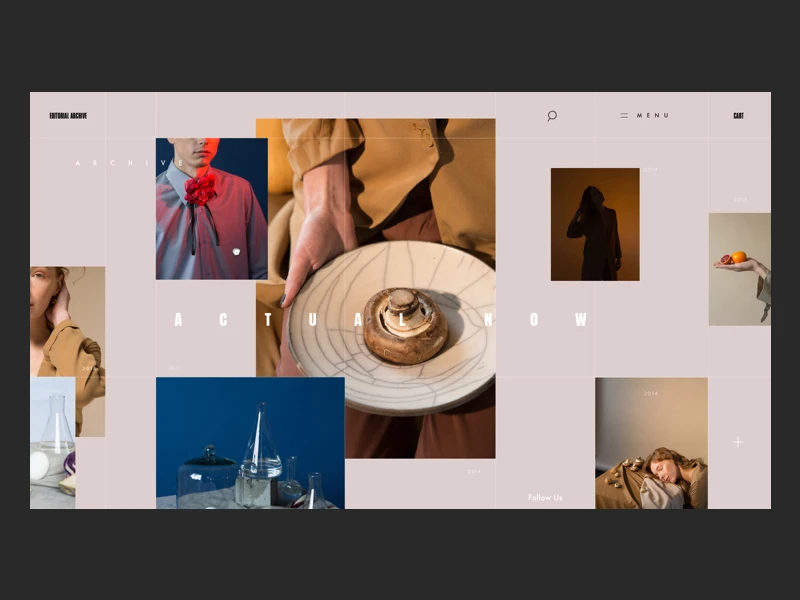 Fashion Editorial UI Kit for Adobe XD freebie preview