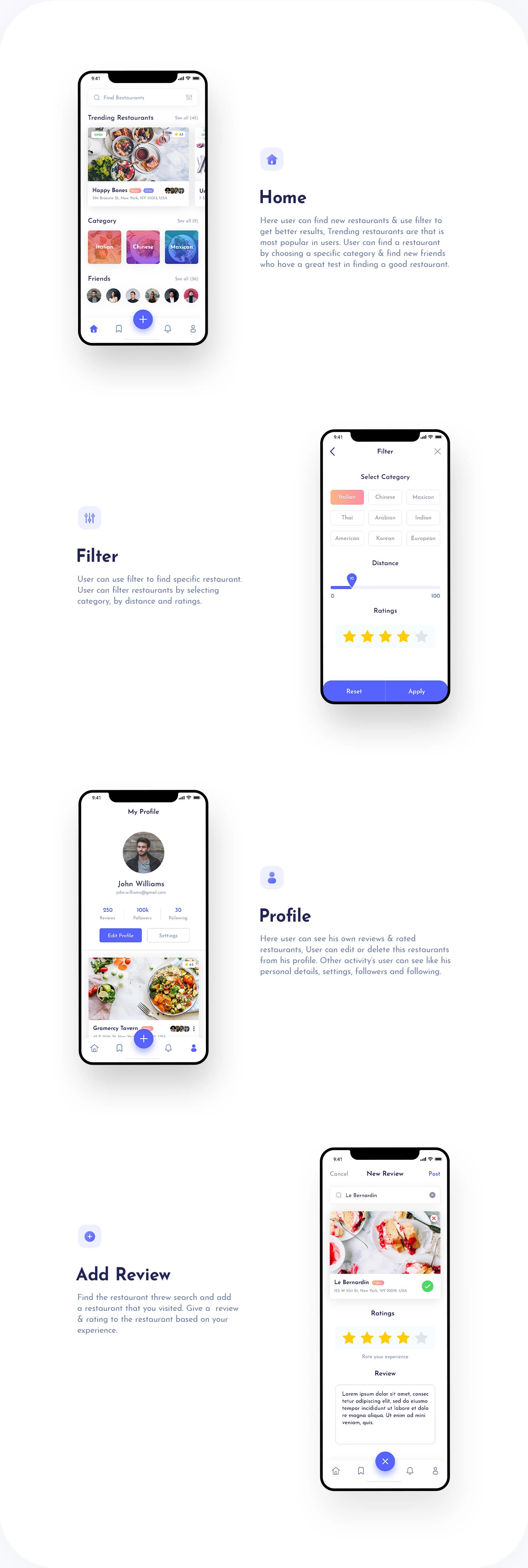 Foodybite - Free UI Kit for Adobe XD - 2
