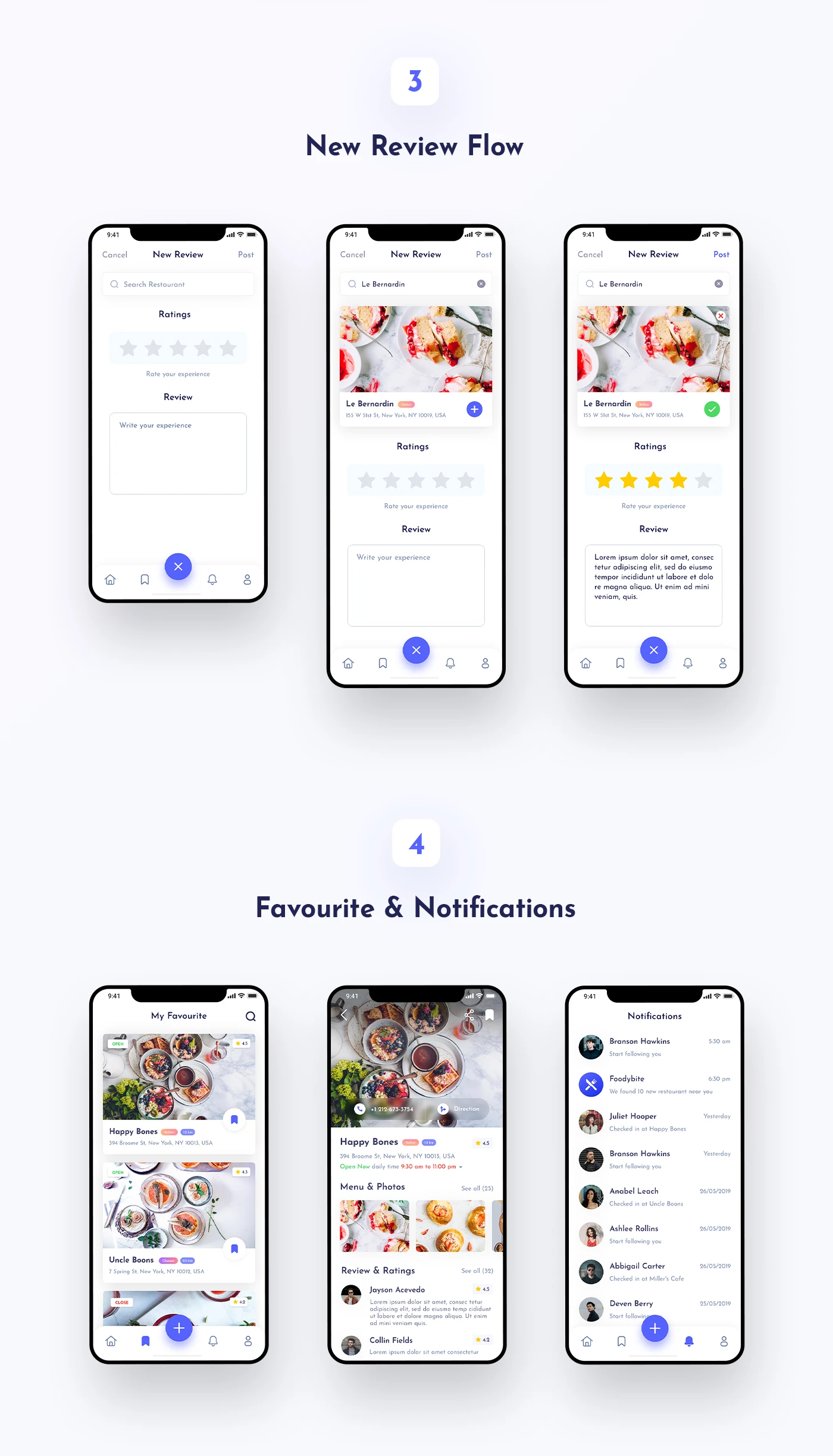 Foodybite - Free UI Kit for Adobe XD - 5