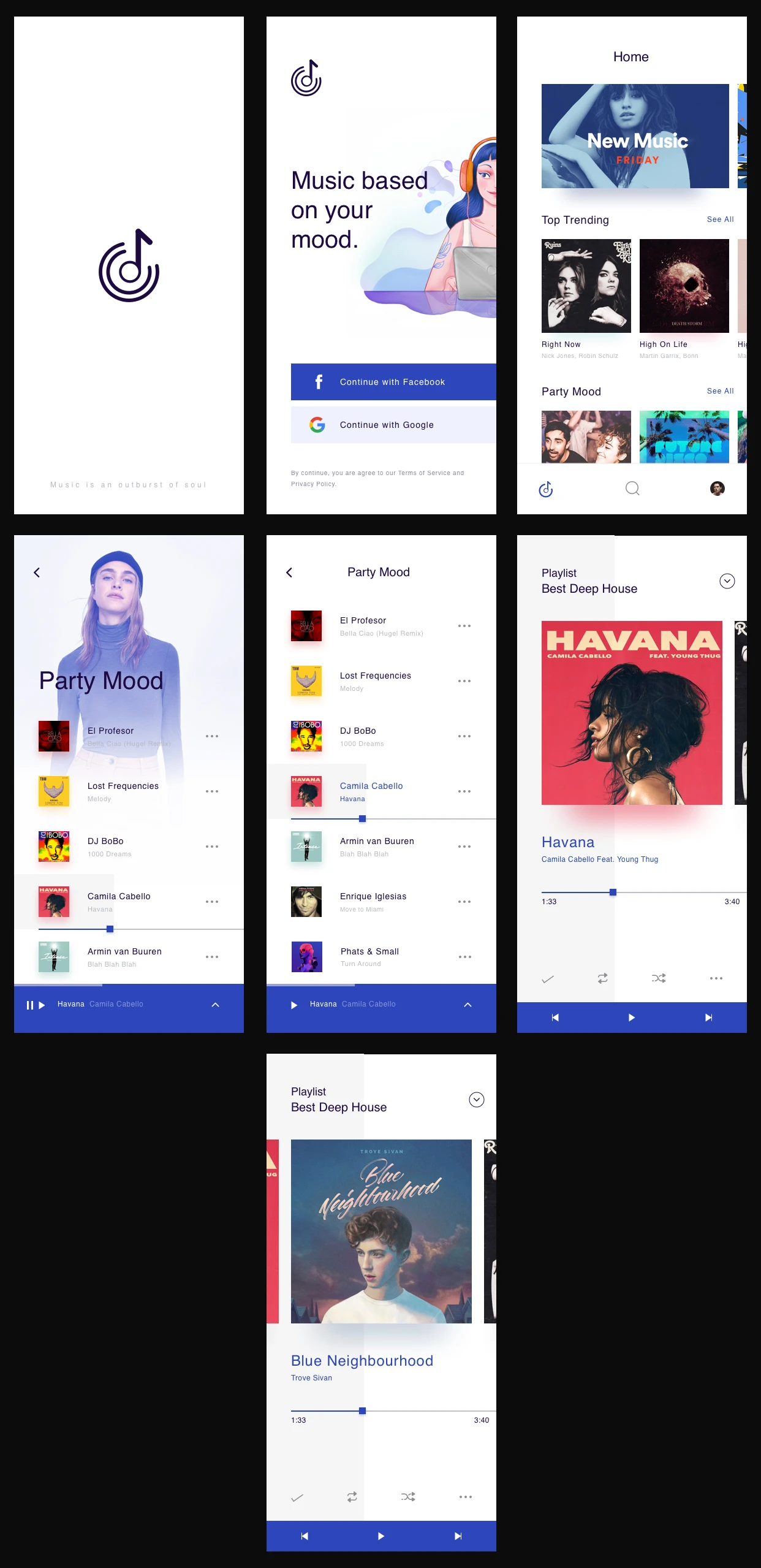 Music App UI Kit - 1