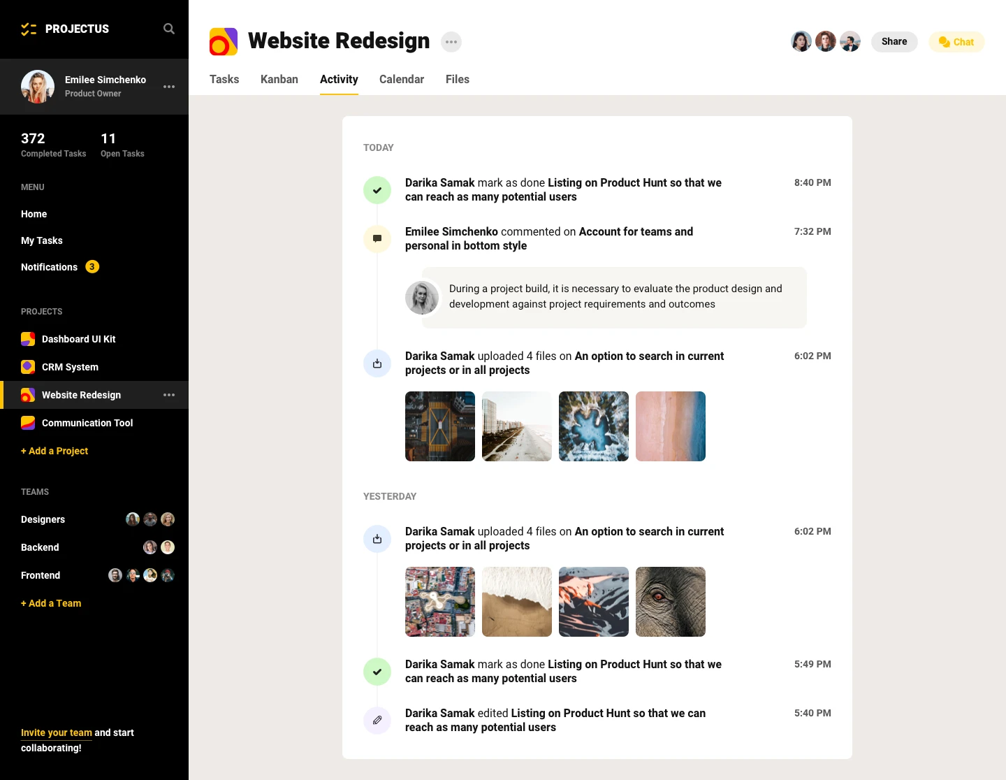 Project Management Tool UI Kit - 4