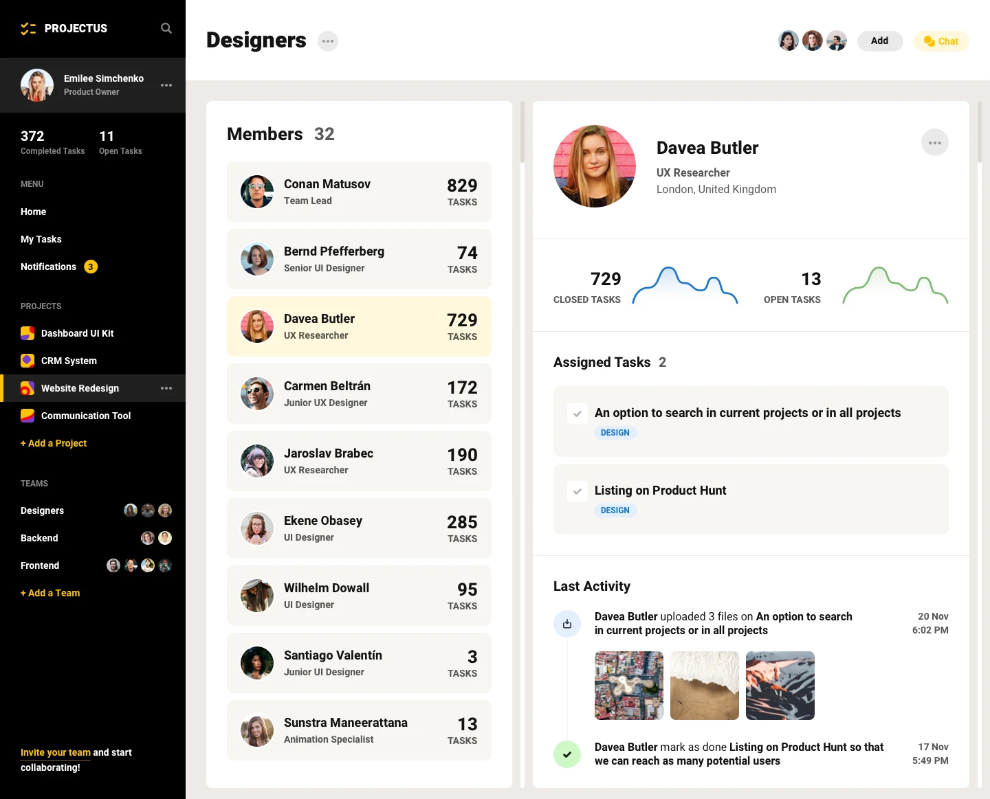 Project Management Tool UI Kit - 5