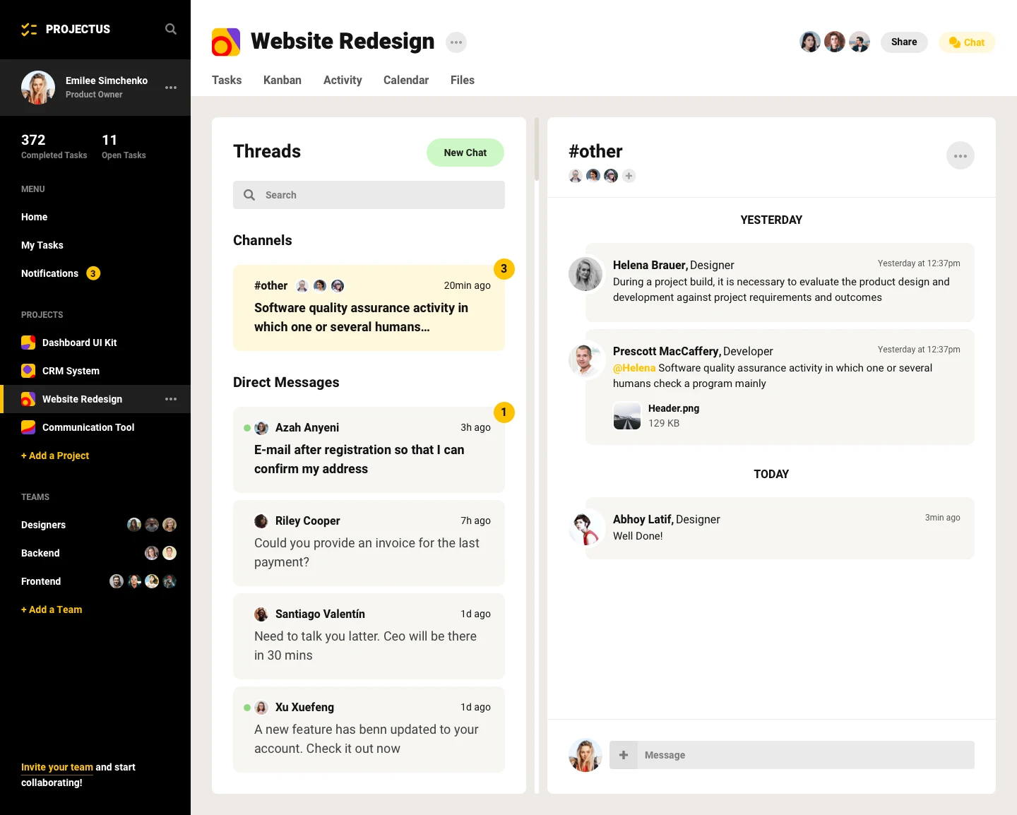Project Management Tool UI Kit - 6