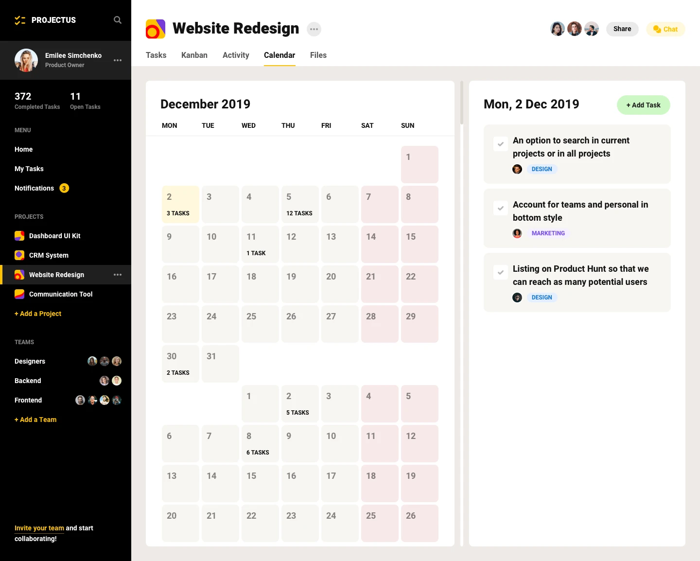Project Management Tool UI Kit - 9
