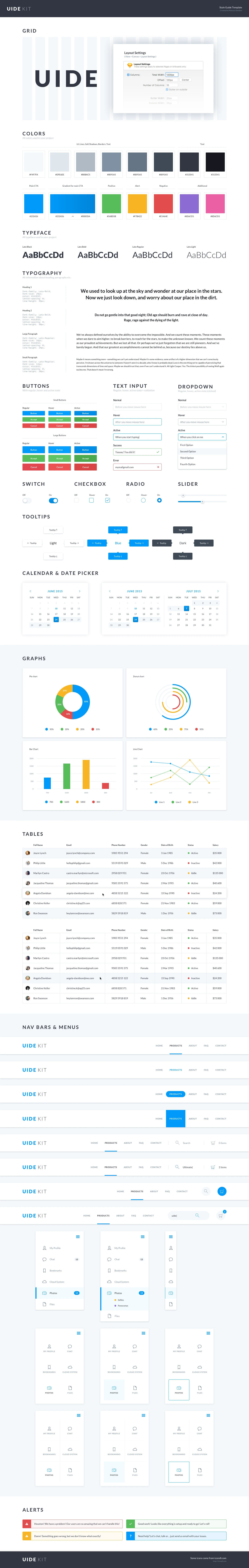 UIDE Style Guide UI Kit - 1