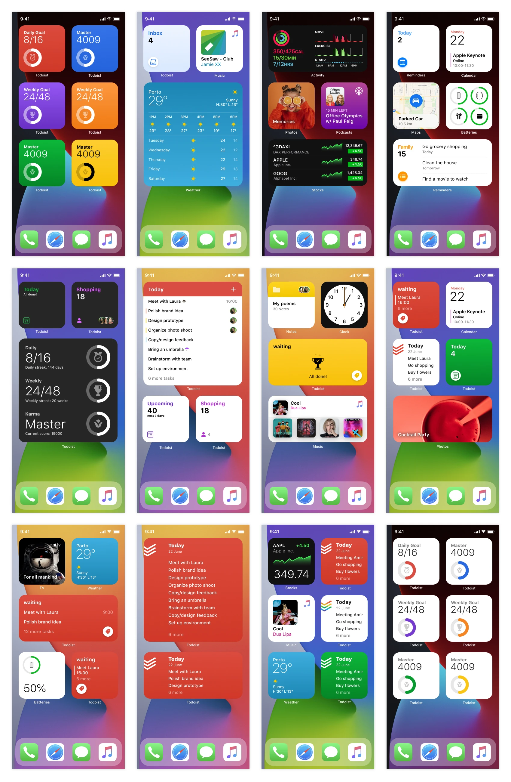 Apple Widgets UI Kit for Figma - 3