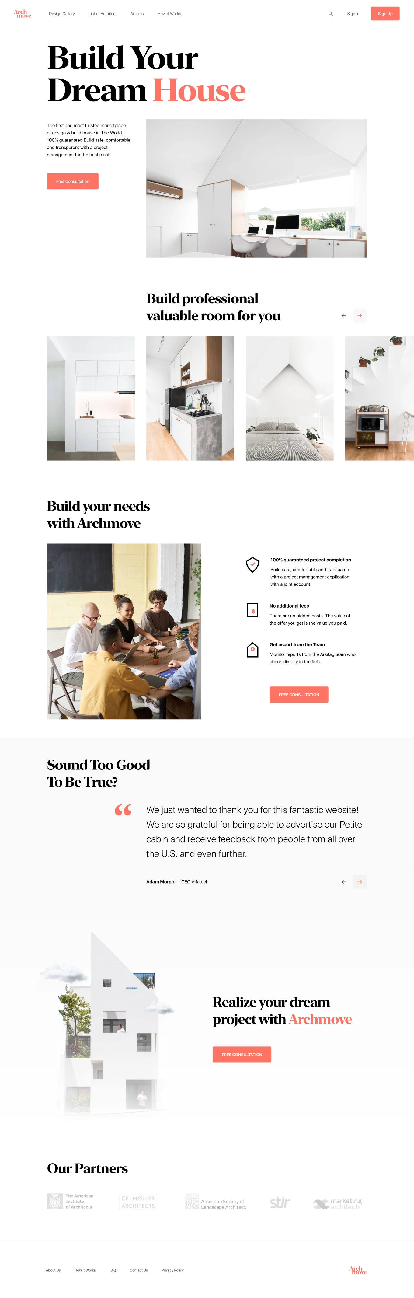 Architecture Landing Page for Figma - 1