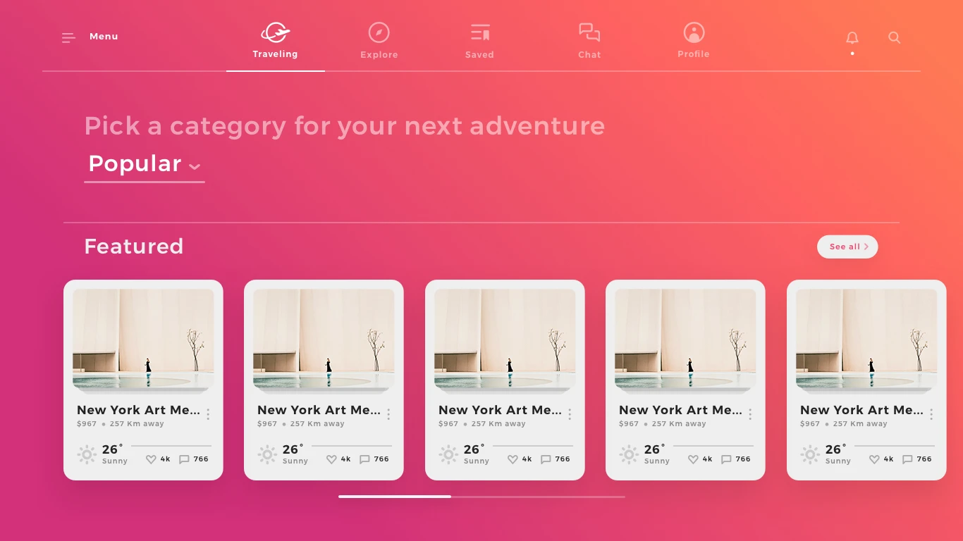 Atlas - Free Mobile UI Kit - 3