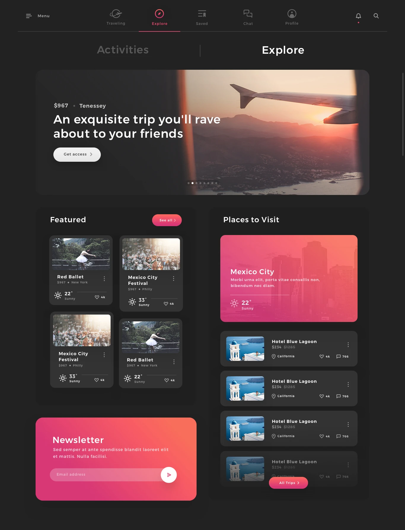 Atlas - Free Mobile UI Kit - 7