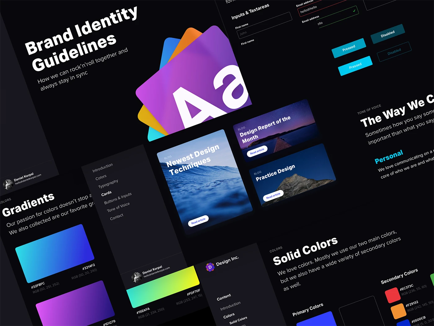 Brand Identity Guidelines 2.0 - Dark Edition - 2