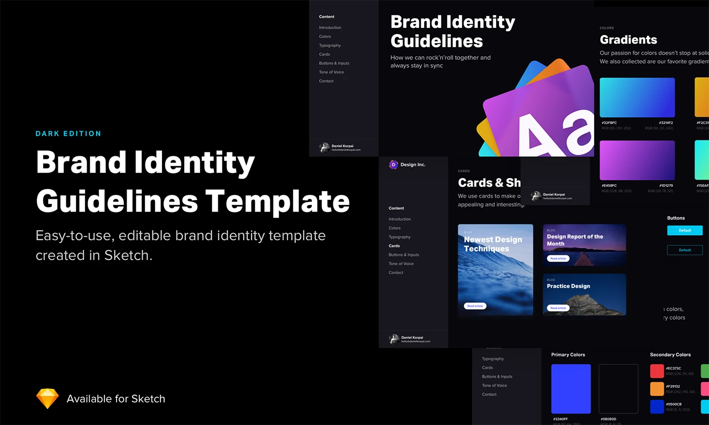Brand Identity Guidelines 2.0 - Dark Edition - 1