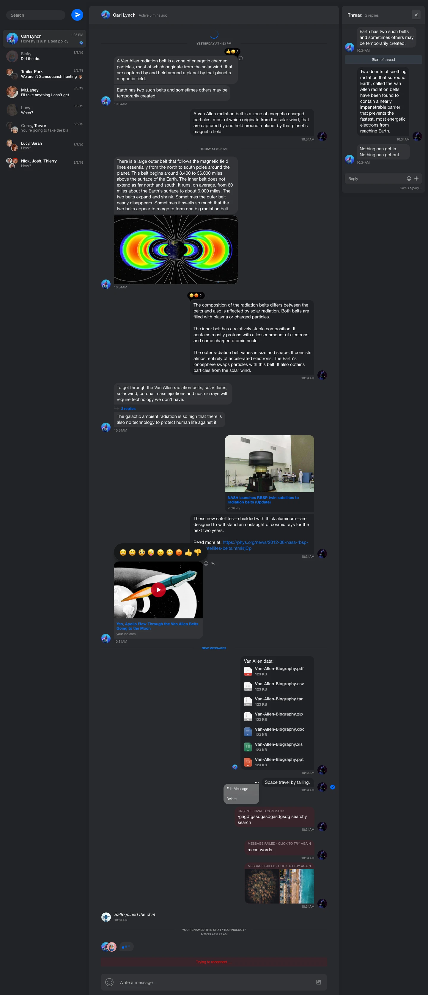 Chat Messaging UI Kit for Sketch - 1