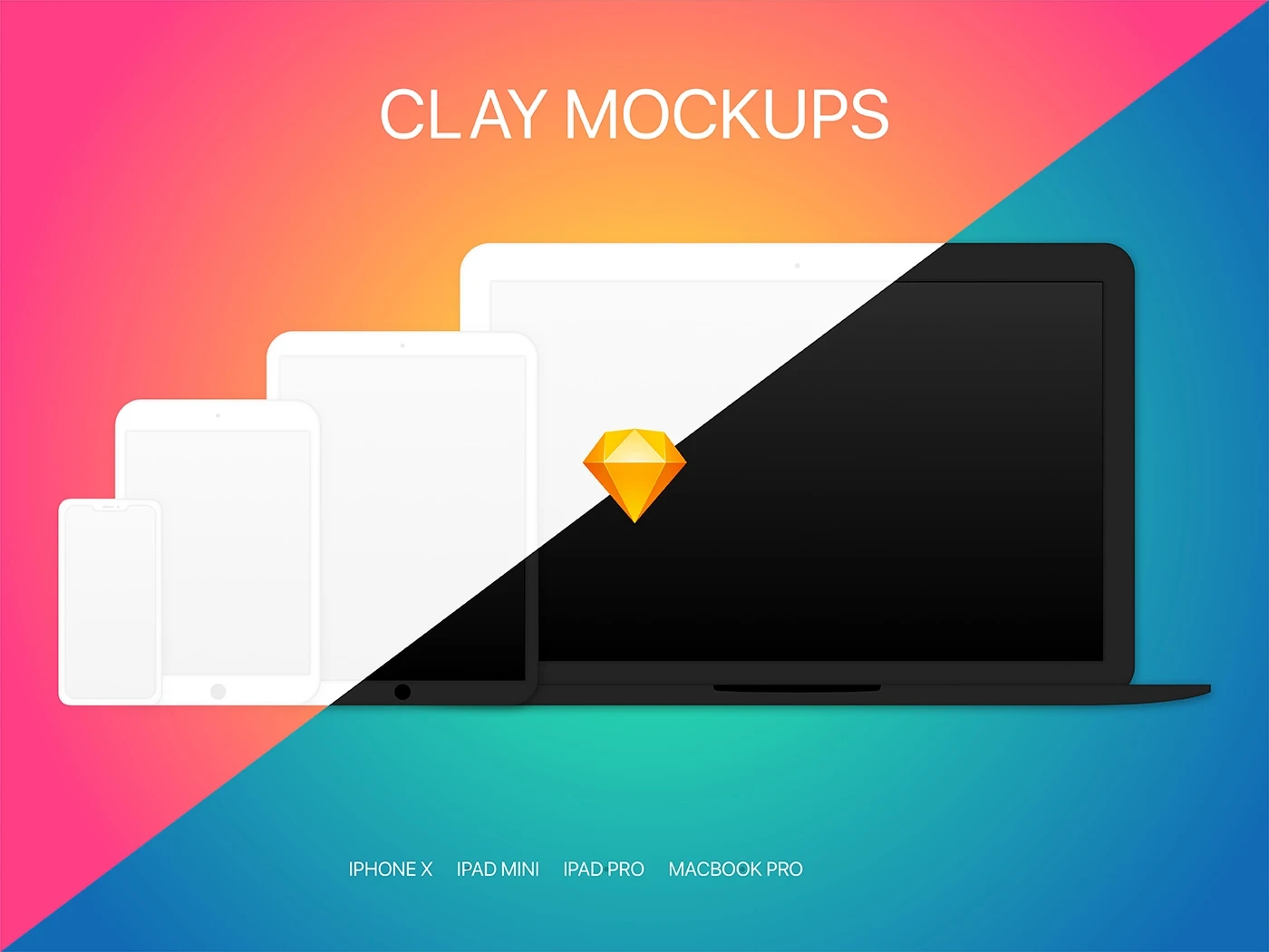Clay Device Mockups - 1
