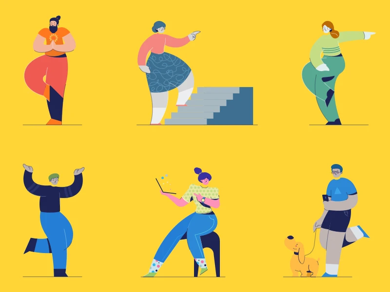 Daily - 50 Free Illustrations freebie preview