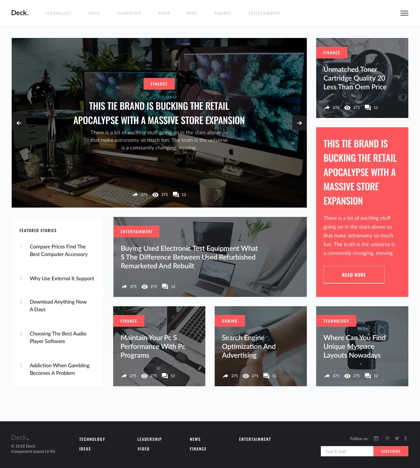 Deck Card UI Kit - 2