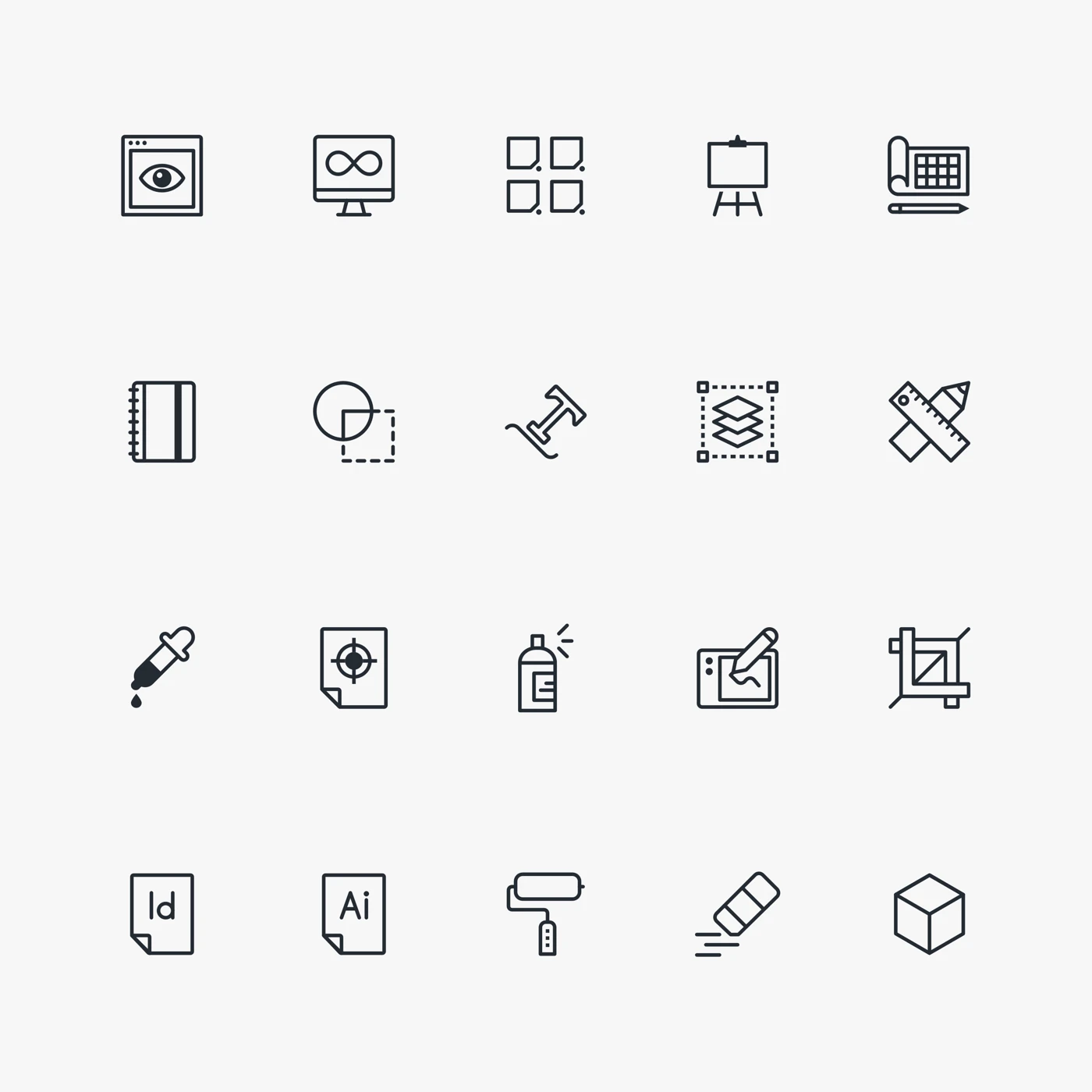Design Tools Free Icon Pack - 3