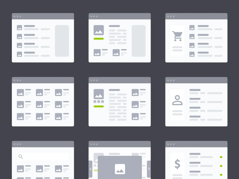 Desktop Flowchart Kit for Adobe Xd freebie preview