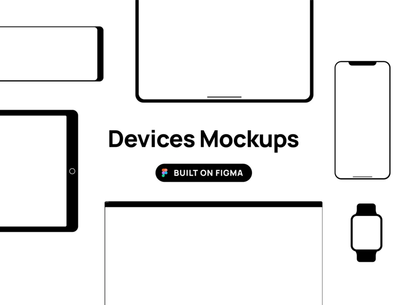 Devices Mockup for Figma freebie preview