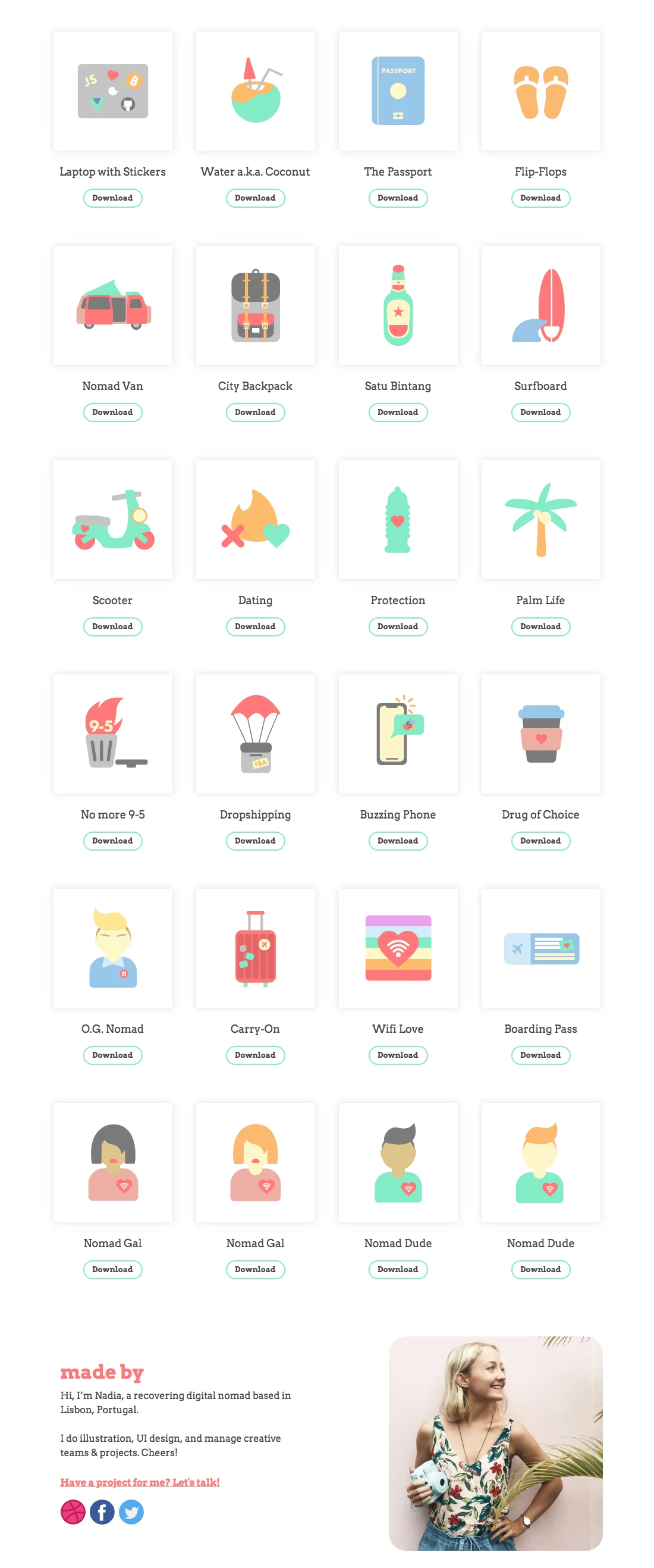 Digital Nomad Starter Icon Pack - 1