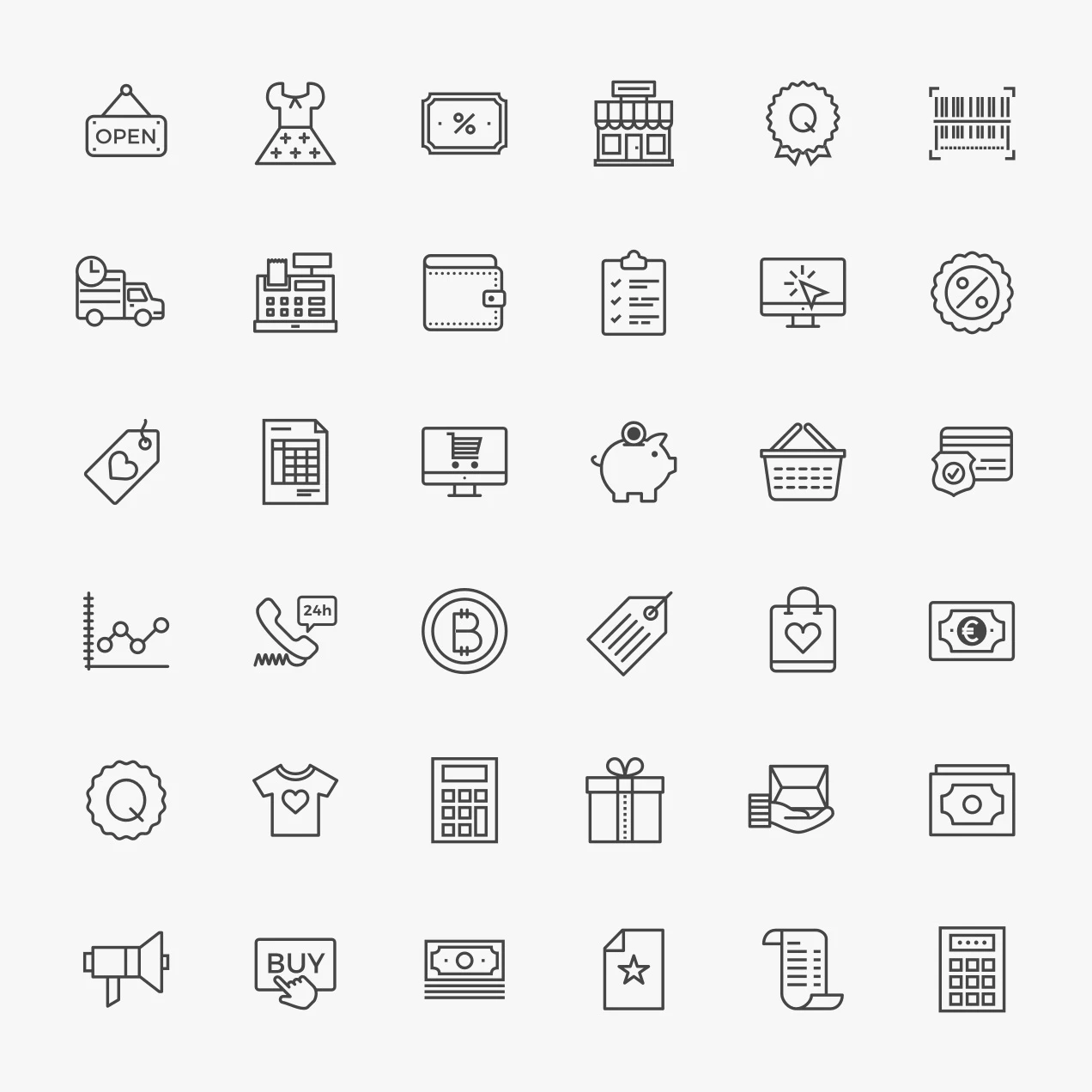 Ecommerce Free Icon Pack - 2