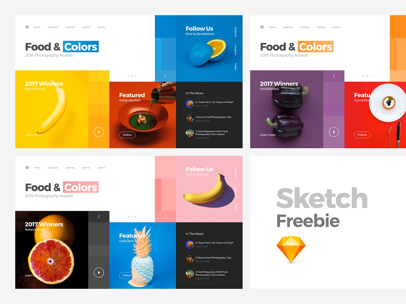 Food Photography Awards Website - 4