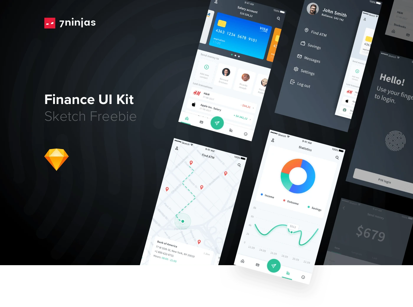 Free Finance UI Kit - 1