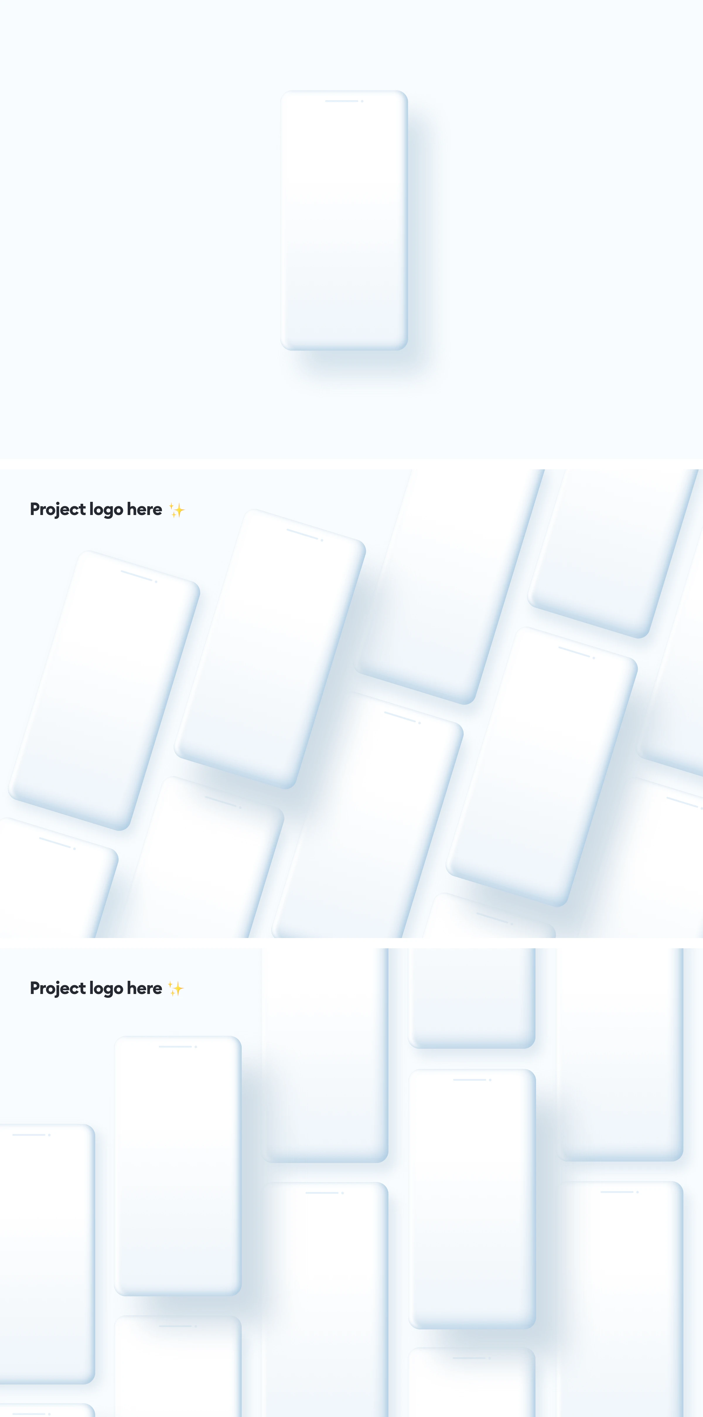 Free iPhone 12 Clay Mockups for Sketch and Figma - 1