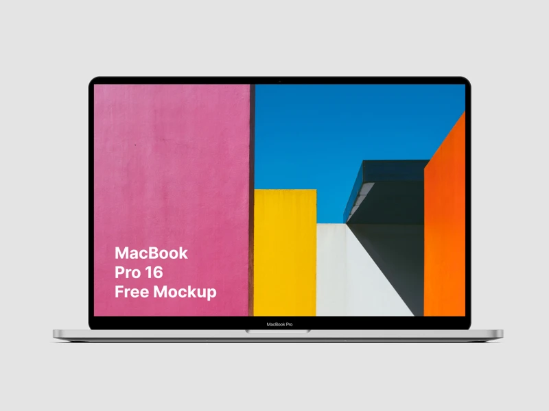 Free Macbook Pro 16 Mockup freebie preview