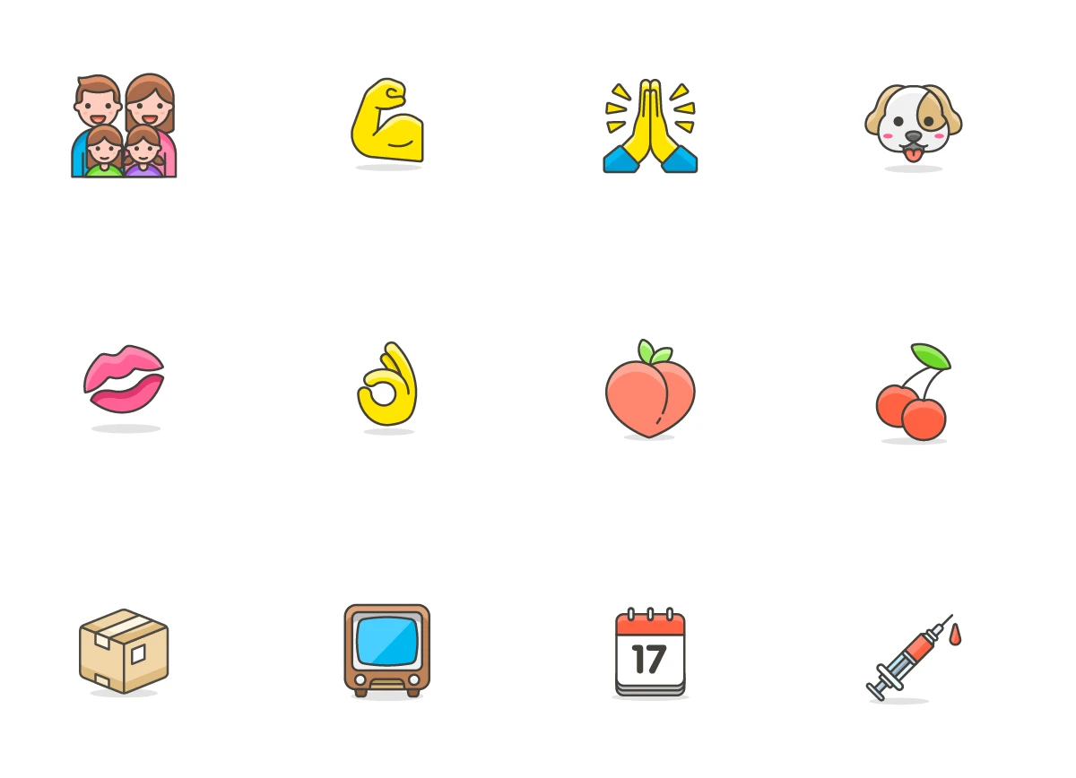 780+ Streamline Emoji - 2