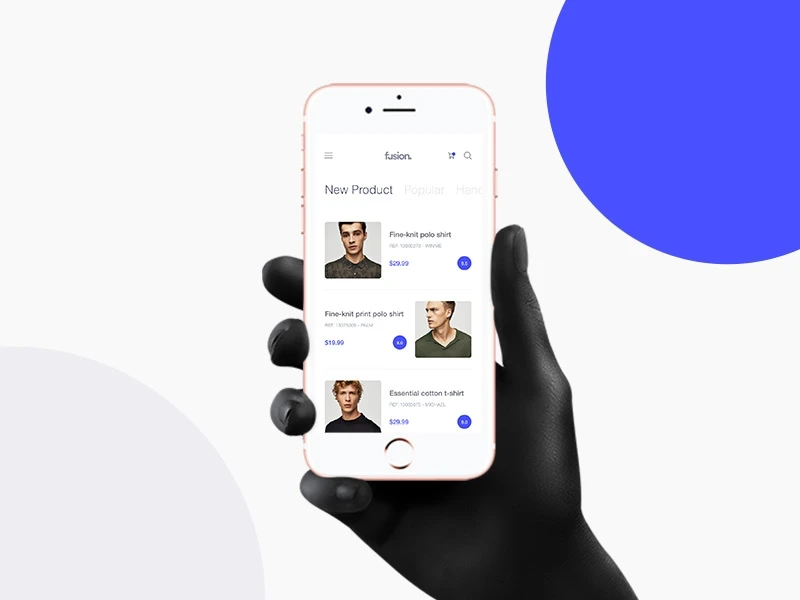 Fusion eCommerce UI Kit freebie preview