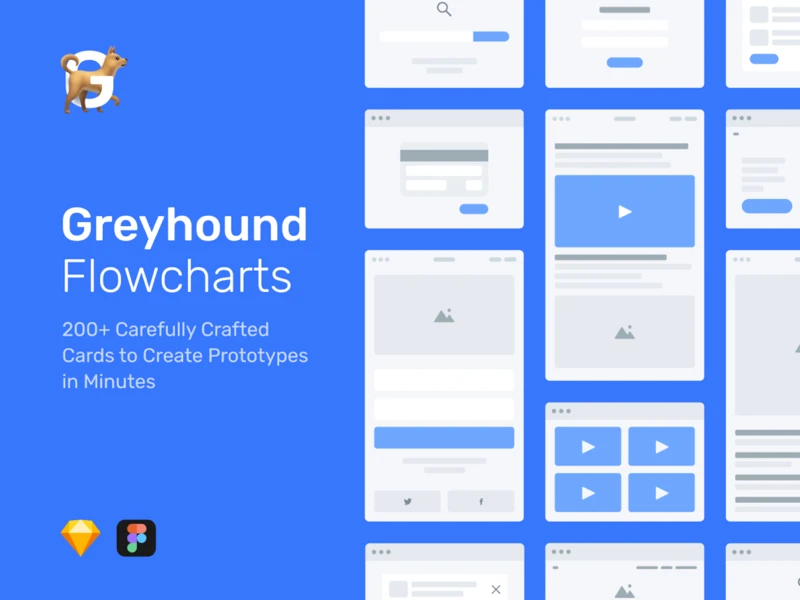 Greyhound - Free Flowchart Kit freebie preview
