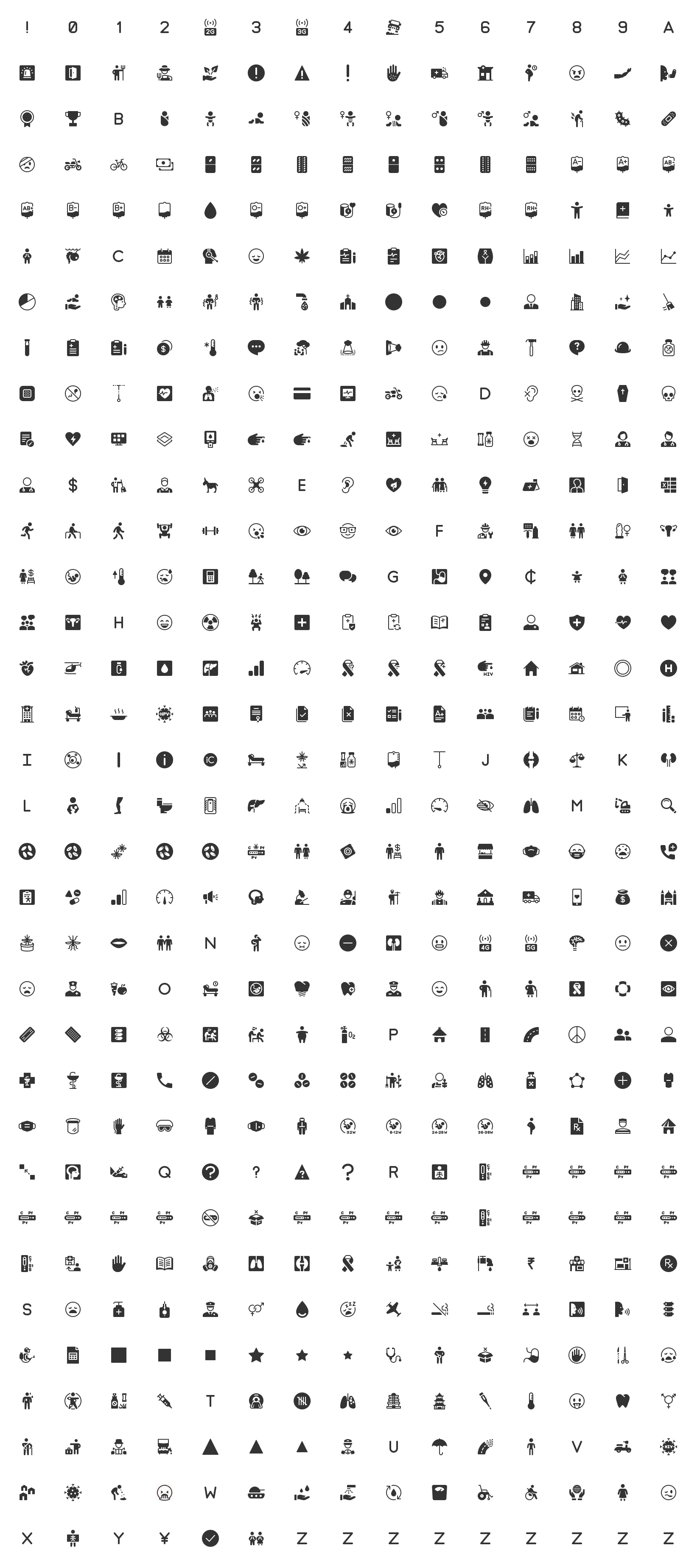 Free Health Icons - 1