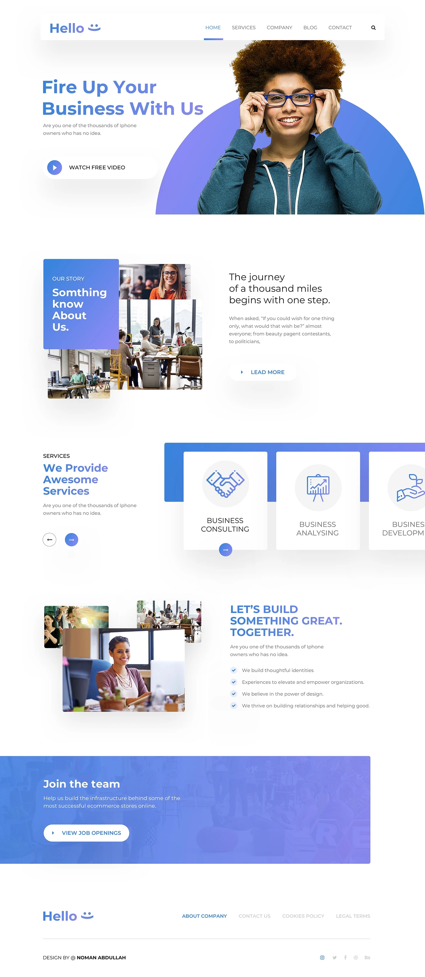 Hello Landing Page - 1