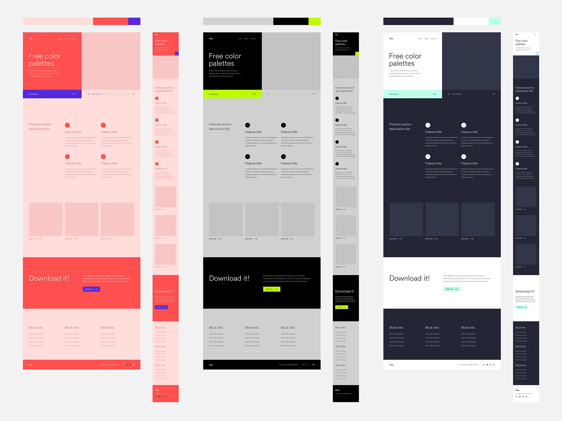 Hue - Free Website and App Color Palettes - 2