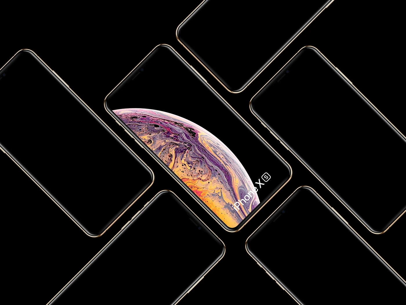 iPhone Xs and iPhone Xs Max Mockups - 1