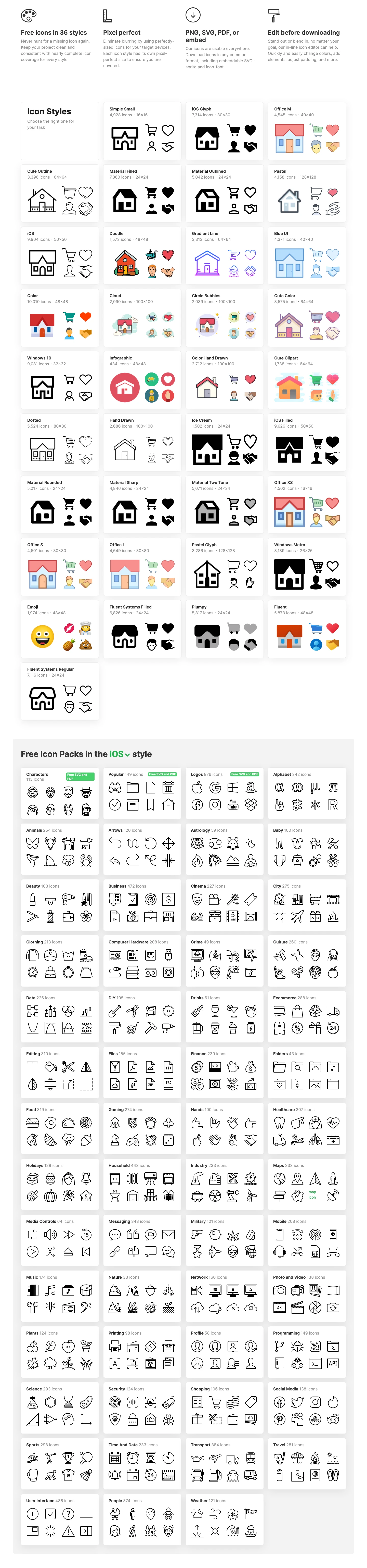 Icons8 Free Vector Icons - 1