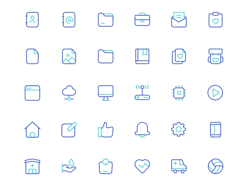 Senja Icons freebie preview