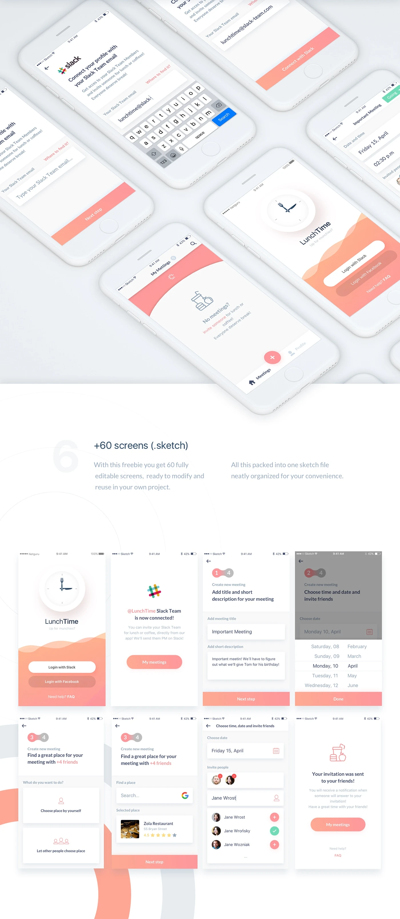 LunchTime - Mobile App Design - 4