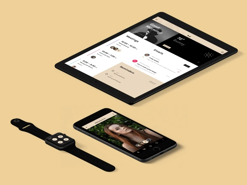 Mail - A free cross-platform UI kit freebie preview