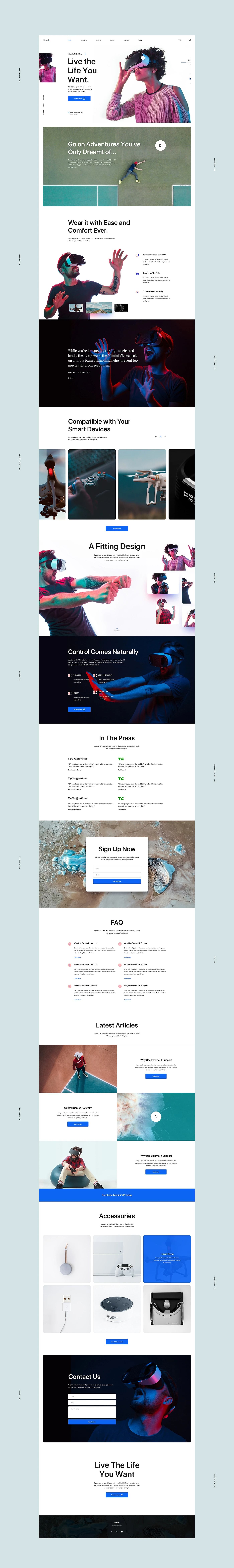 Mimini Free Landing Page - 2
