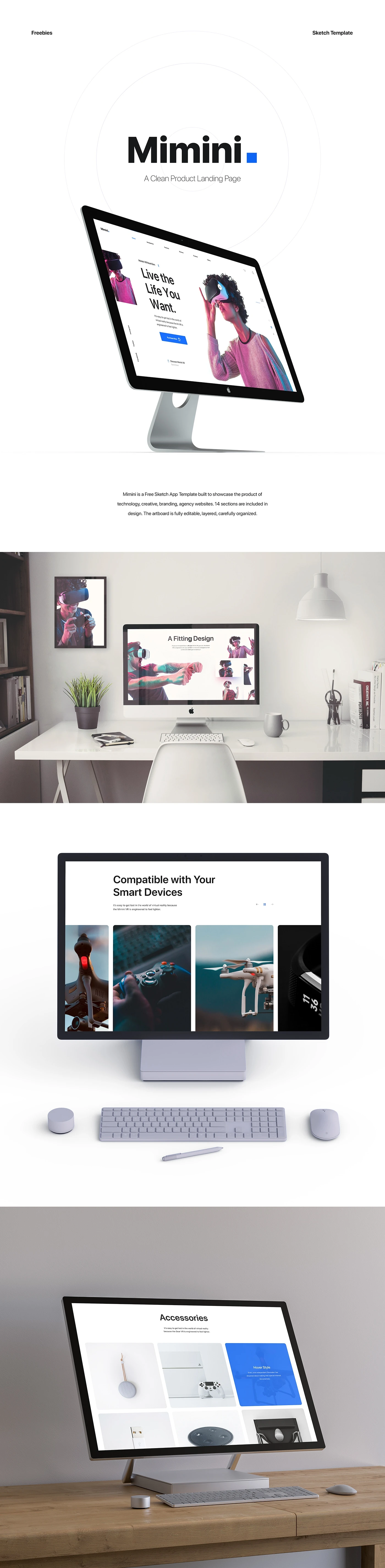 Mimini Free Landing Page - 1