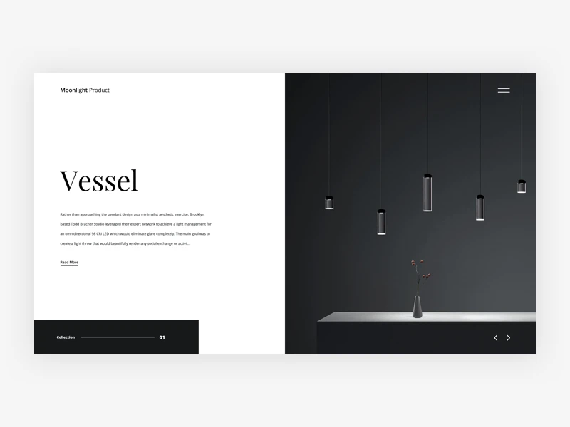 Moonlight Product Website freebie preview