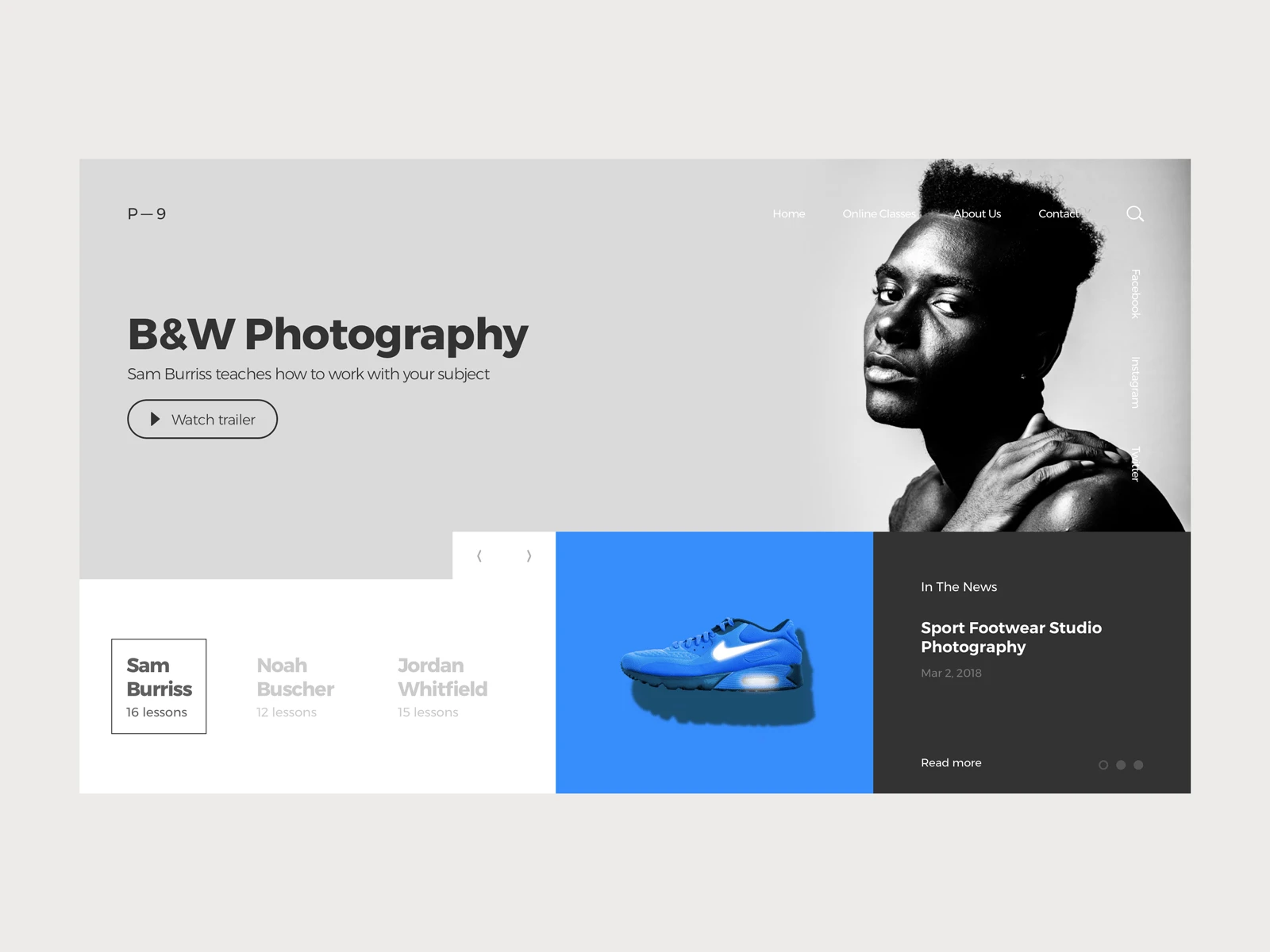Photography Class Website - 2